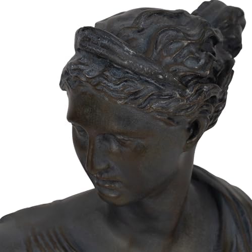 Sagebrook Home Greek Goddess Bust Sculpture 12 Inch Resin Statue
