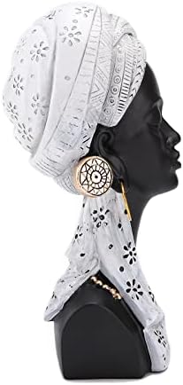 BRASSTAR African Black Bust Statue 118 Modern Art Decor