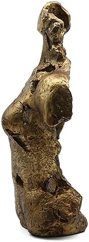 Lukitas Abstract Female Bust Statue 16 Inch Gold Resin