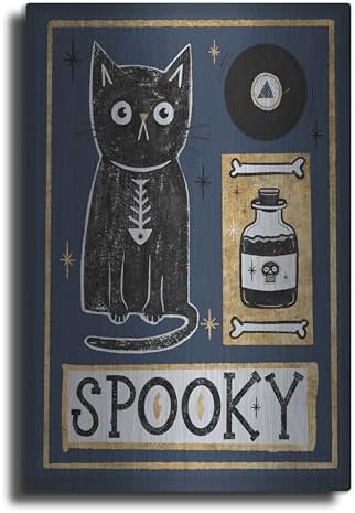 Frightfully Wicked 3 Dark Metal Wall Art 12x16