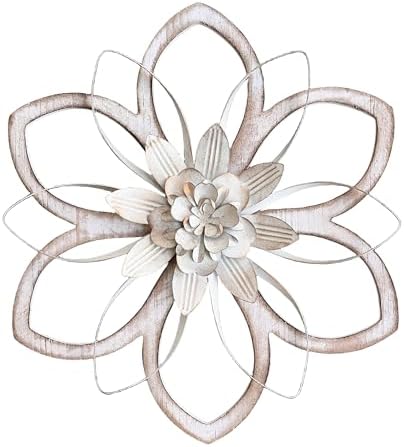 Remenna Rustic Wall Flowers Decor 12 Inch