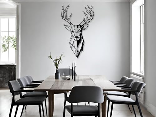 Vailla Deer Head Wall Art Decor 3D Sculpture