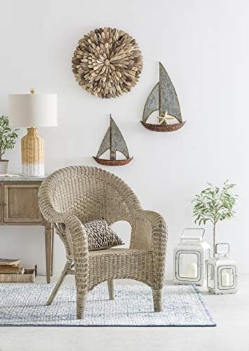 Creative Co-Op Round Driftwood Wall Decor 1