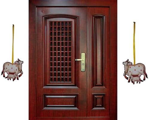 Purpledip Kamdhenu Calf Wall Hanging Set