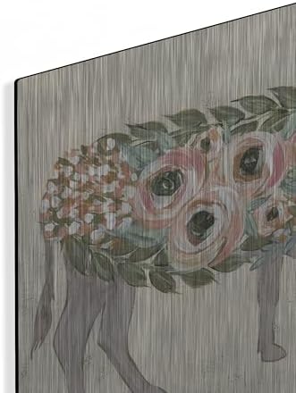 Annabelle the Cow Metal Wall Art 12x12