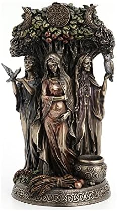 Veronese Design Danu Triple Goddess Bronze Statue