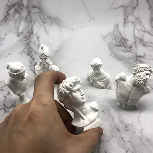 Classic Mini 27 Inch Greek Bust Sculpture Set