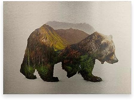 Trademark Fine Art North American Brown Bear Wall Sculpture