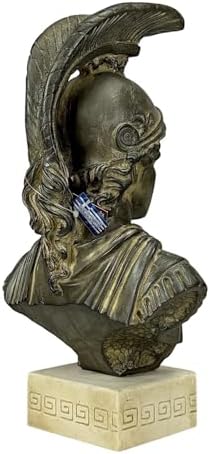 Alexander The Great Bust Sculpture 13 Inches Handmade