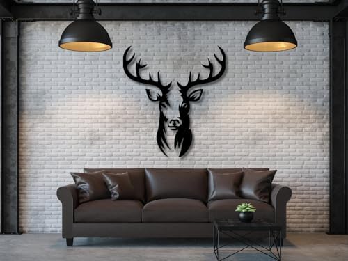 North Kaiser Black Moose Wall Sculpture Set