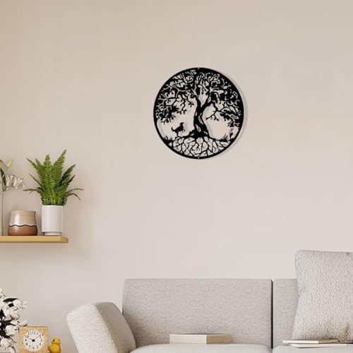 Lyyochinn Tree of Life Metal Wall Decor for Dogs
