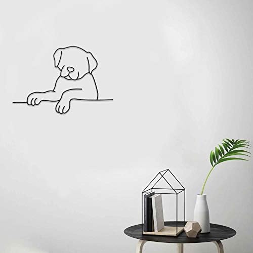Matani Metal Dog Wall Art - Minimalist Sculpture