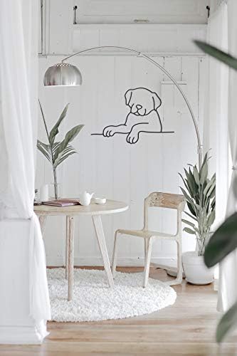 Matani Metal Dog Wall Art - Minimalist Sculpture