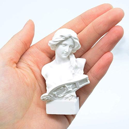 White Resin Bust Statue 295 Inch Artemis Home Decor