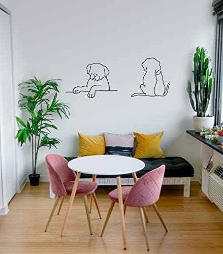 Matani Metal Dog Wall Art - Minimalist Sculpture