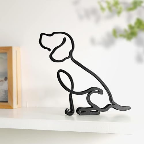 KOLYMAX Dog Minimalist Wall Sculpture Art