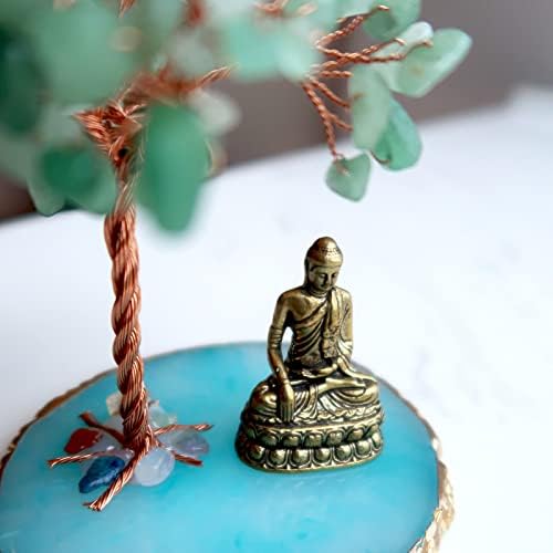 Buddha Statue Healing Crystal Tree for Positive Energy