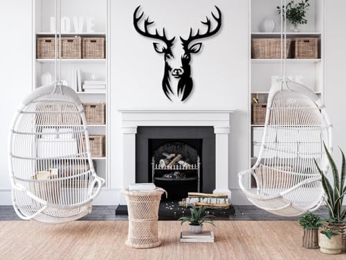 North Kaiser Black Moose Wall Sculpture Set