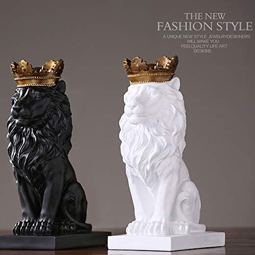 HW 15 Inch Lion King Statue Home Decor