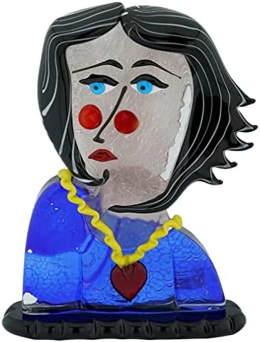 Glass Of Venice Murano Glass Picasso Head of A Woman