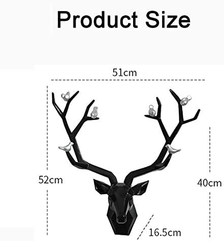 Feelme Large Faux Deer Head Wall Art Sculpture 1