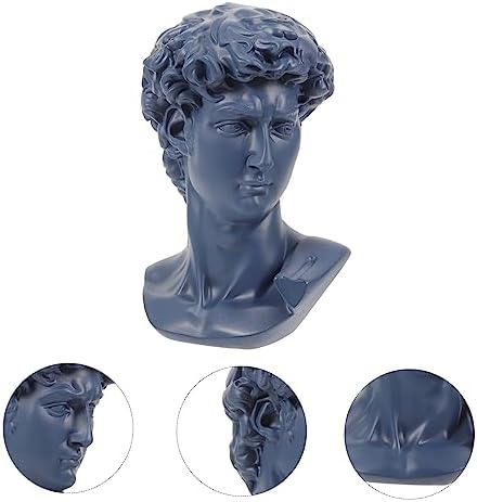 Resin David Bust Sculpture Artistic Home Decor
