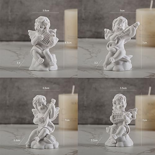 Ochine 4 Pcs Little Angel Statue Figurine