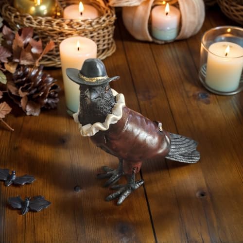 JOOMBE Crow Statue in Cowboy Style