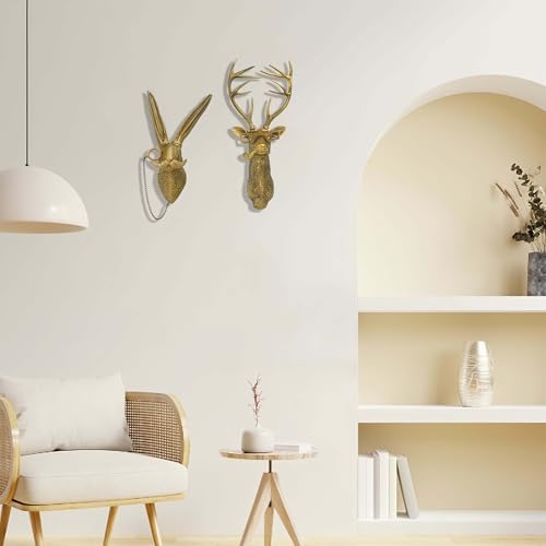 Yo Vryncal Deer Head Wall Mount Decor
