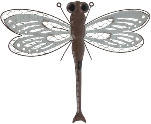 Hobby Lobby Brown and Silver Dragonfly Wall Art