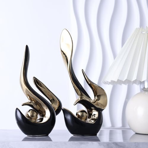Modern Abstract Art Ceramic Statue for Home Decor