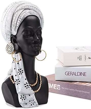 BRASSTAR African Black Bust Statue 118 Modern Art Decor