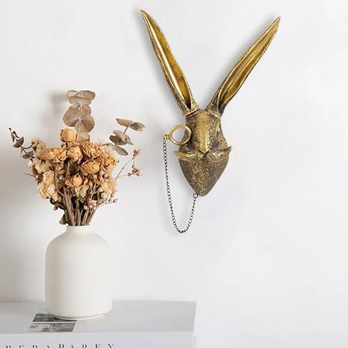 ONERWN Faux Deer Wall Decor Sculpture