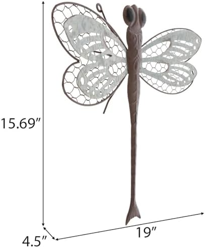 Hobby Lobby Brown and Silver Dragonfly Wall Art
