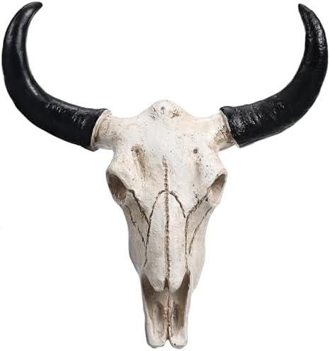 Cow Skull Wall Hanging for Farmhouse Decor