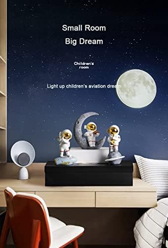 Paimuni Resin Astronaut Statue Desk Decor Collectible Figurine