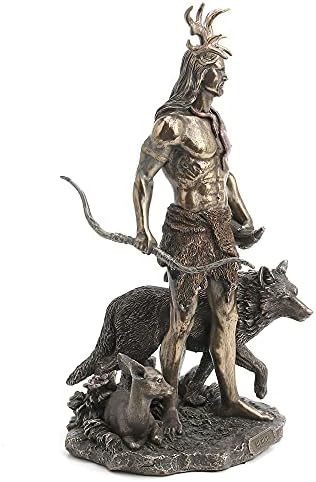 VERONESE DESIGN 11 34 Inch Tall Herne Spirit Hunter Statue