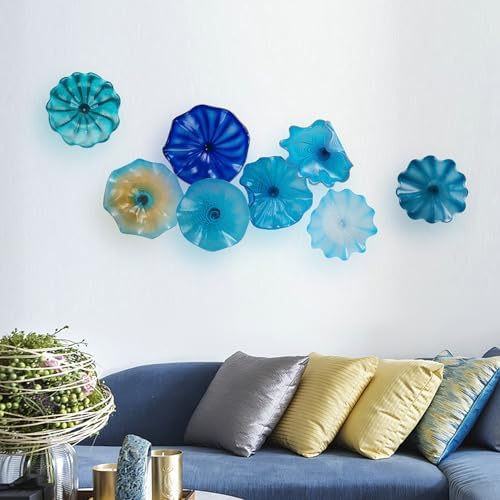 Vcozar Murano Glass Decorative Wall Panel Sculpture