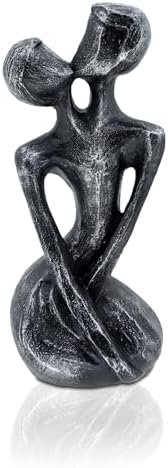 Romantic Couple Resin Sculpture for Anniversary Gifts