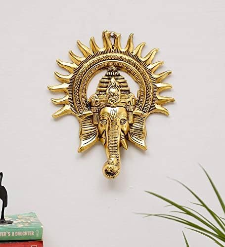 MangalFashions Metal Ganesha Statue Wall Decor