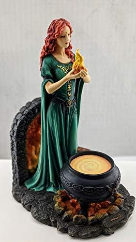 Veronese Design Brigid Goddess Hearth Home Flame Statue