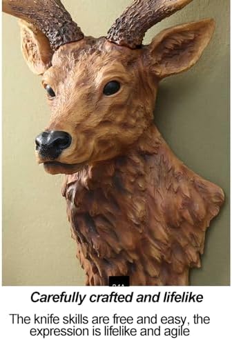 Stylish Deer Wall Art Faux Taxidermy Decor