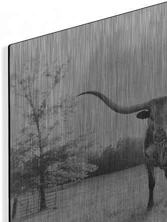 Longhorn Backlit Aged Wall Art by Nathan Larson