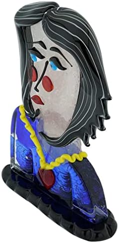 Glass Of Venice Murano Glass Picasso Head of A Woman