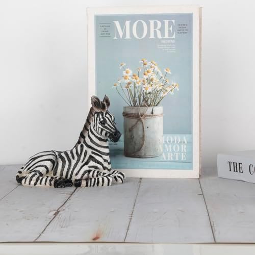 Zebra Table Sculpture - Resin Zebra Figurine - 59inch x 354inch