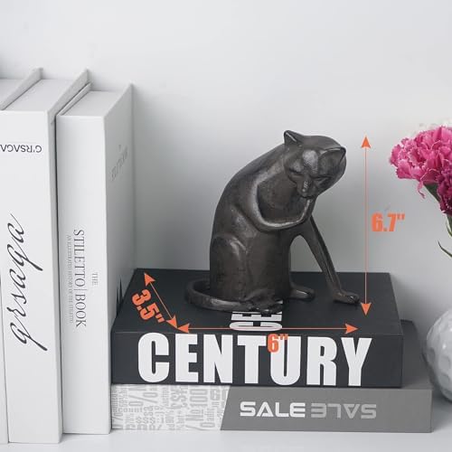 DreamsEden Cast Iron Cat Statue Home Decor Figurine