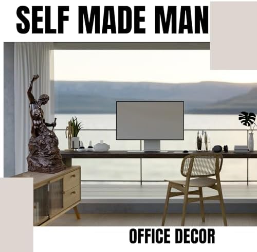 Bronze Self Made Man Sculpture - 185 Height Decor Statue
