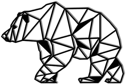 DEKADRON Bear Wall Art 18 In x 9 In