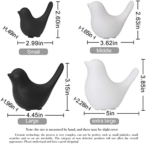 Notakia Mini Birds Statues Decor Set