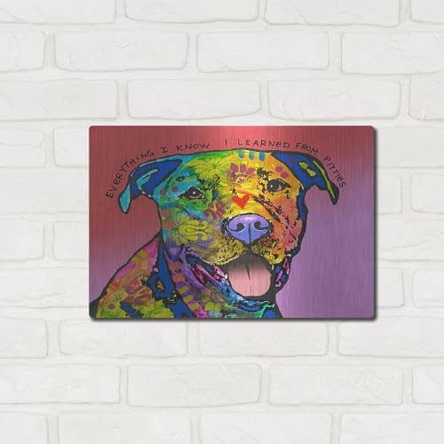 Everything I Know Metal Wall Art by Dean Russo